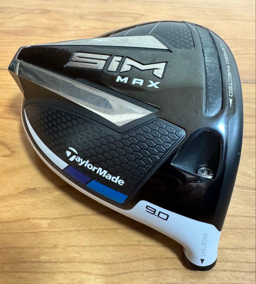 TaylorMade SIM MAX ドライバー 9度　ヘッドのみ