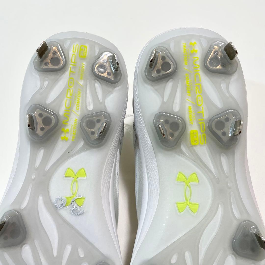 アンダーアーマー 野球 スパイク 26cm UA Yard Low MT 白