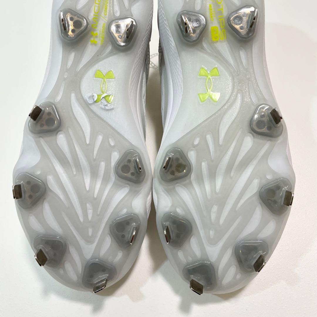 アンダーアーマー 野球 スパイク 26cm UA Yard Low MT 白