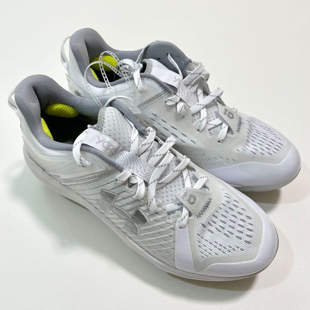 アンダーアーマー 野球 スパイク 26cm UA Yard Low MT 白