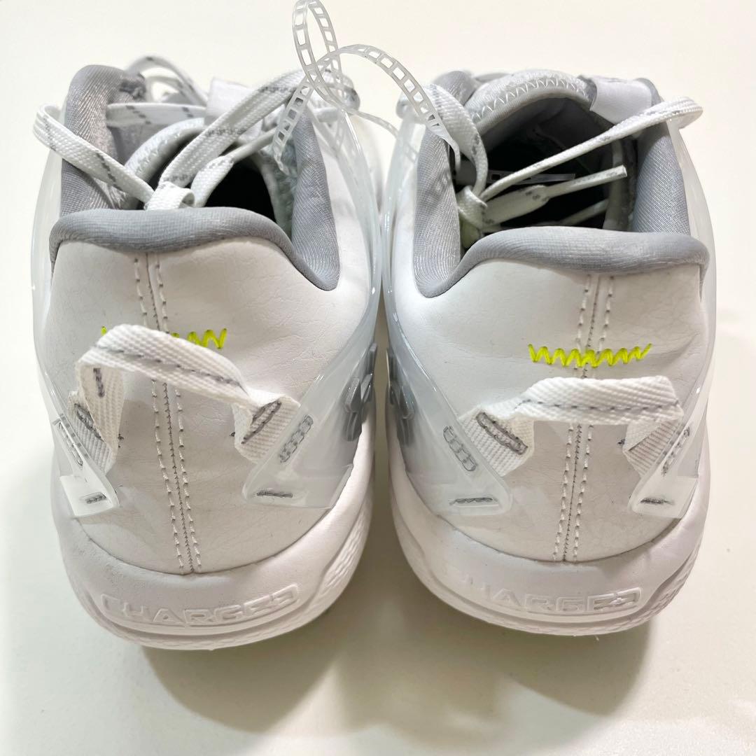 アンダーアーマー 野球 スパイク 26cm UA Yard Low MT 白