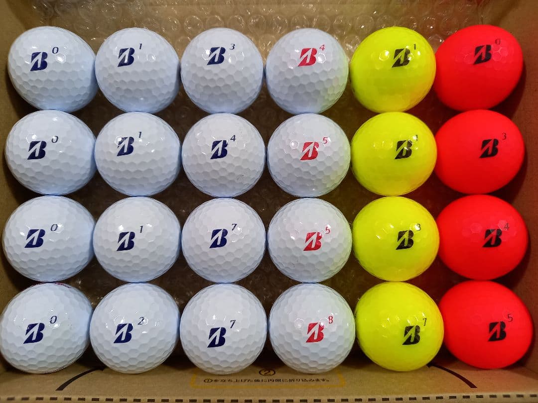 美品ブリヂストンTOUR B JGR ロストボール24球