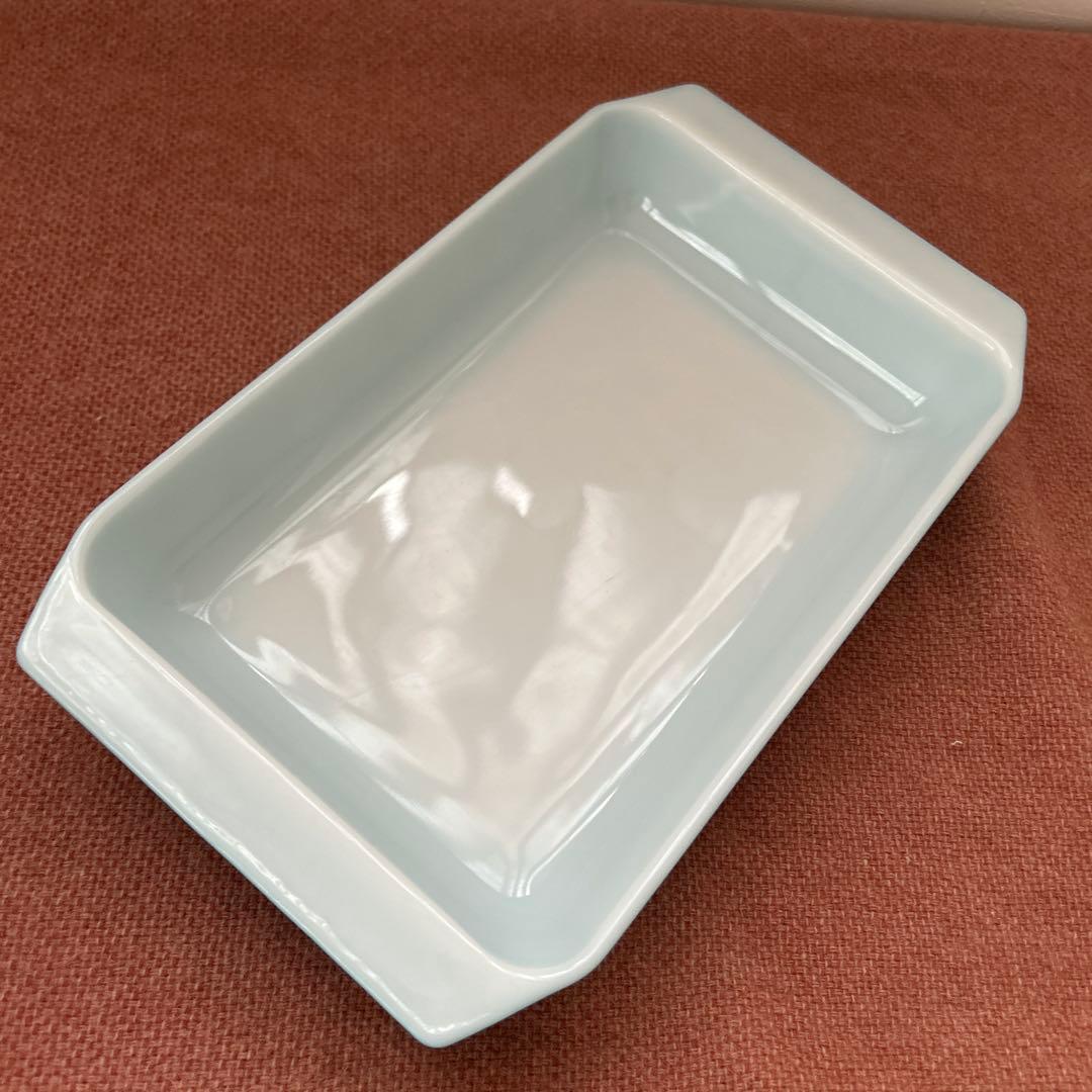 レトロ　パイレックス　ターコイズ　スノーフレーク　キャセロール ディッシュ