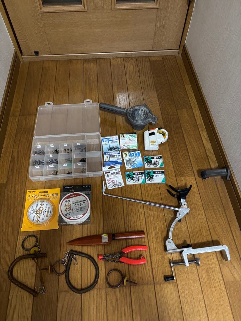 かかり釣り　黒鯛工房、シマノ他　道具一式（竿、リール、バック、小物等）