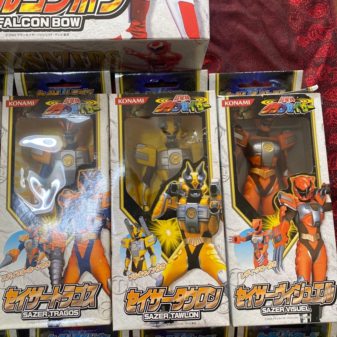 稀少品 超星神グランセイザー コナミ ソフビ 箱あり まとめ売り