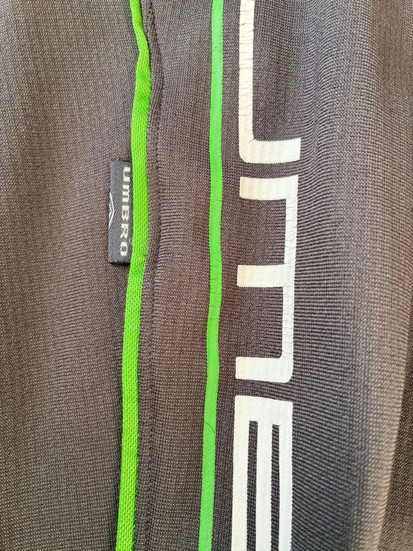 アンブロ　umbro XXLセットアップ　グレー　蛍光イエロー