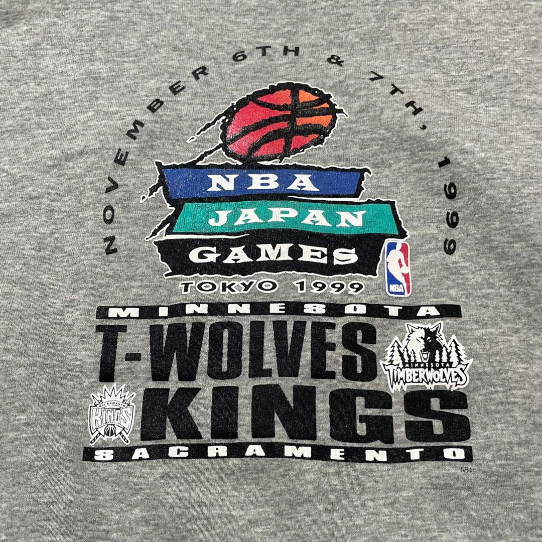 レア 90s USA製 NBA 1999 キングス対ウルブス　トレーナー