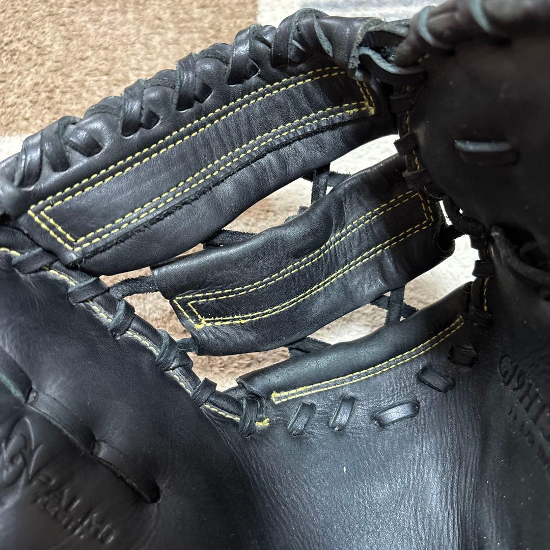 ✨美品✨Rawlings ブラック 少年軟式ファーストミット