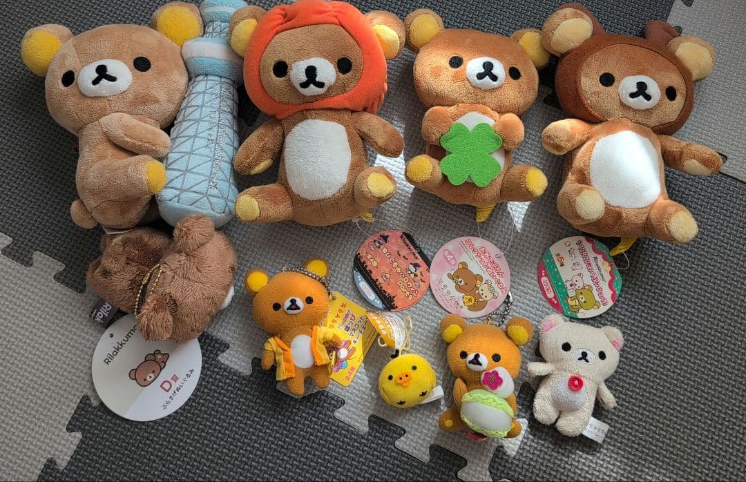 san-x リラックマ コリラックマ キイロイトリ まとめ売り ぬいぐるみ