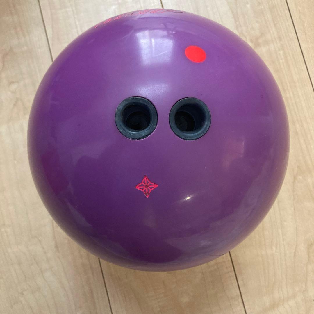 あ　OPTIMUM IDOL ボウリングボール パープル 14lbs