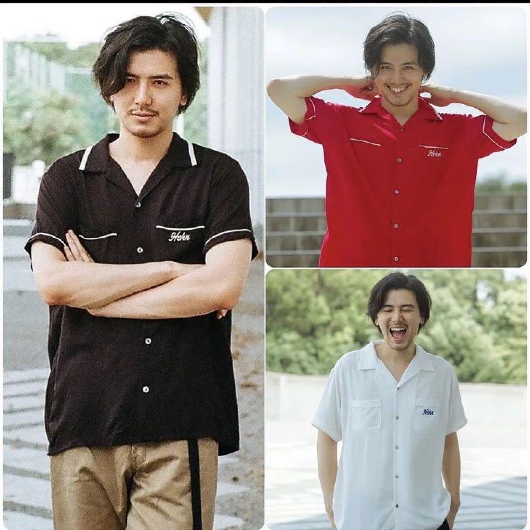 藤井風　ヘンレコユニフォーム　Hehn Records ボーリングシャツ M 黒