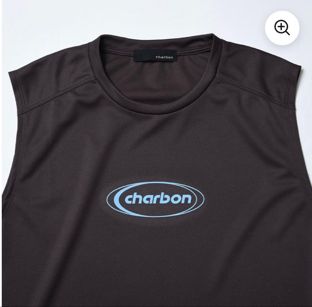 ウォーキング・ランニングウェア charbon POWER DRY SLEEVELESS T-SHIRTS