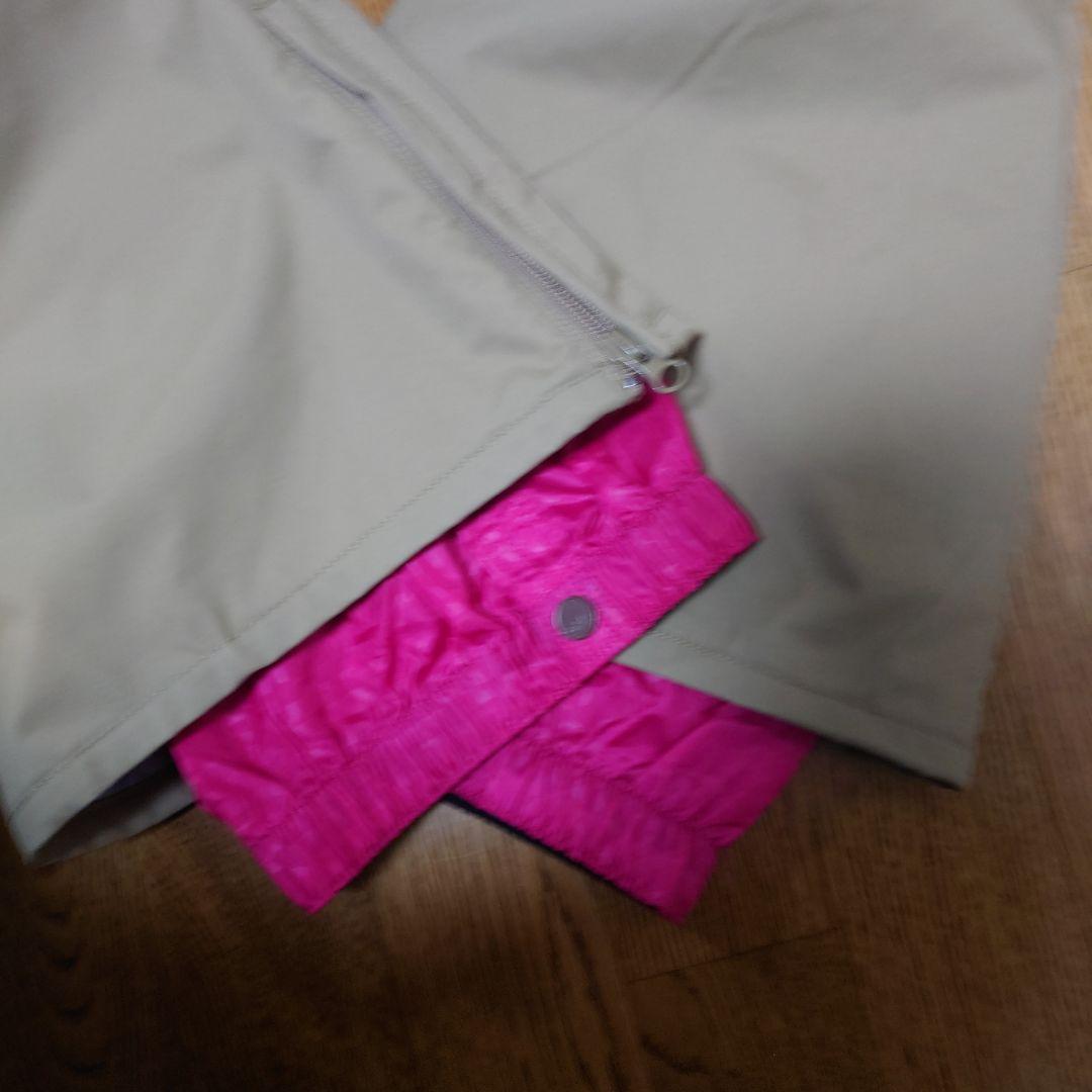 【美品】ROXY　スノボウェア　上下セット　デニム風　ベージュ　ピンク　Ｓ