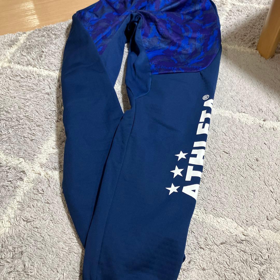 【上下セット】ATHLETA ネイビー ジャージ 上Ｏ　下L
