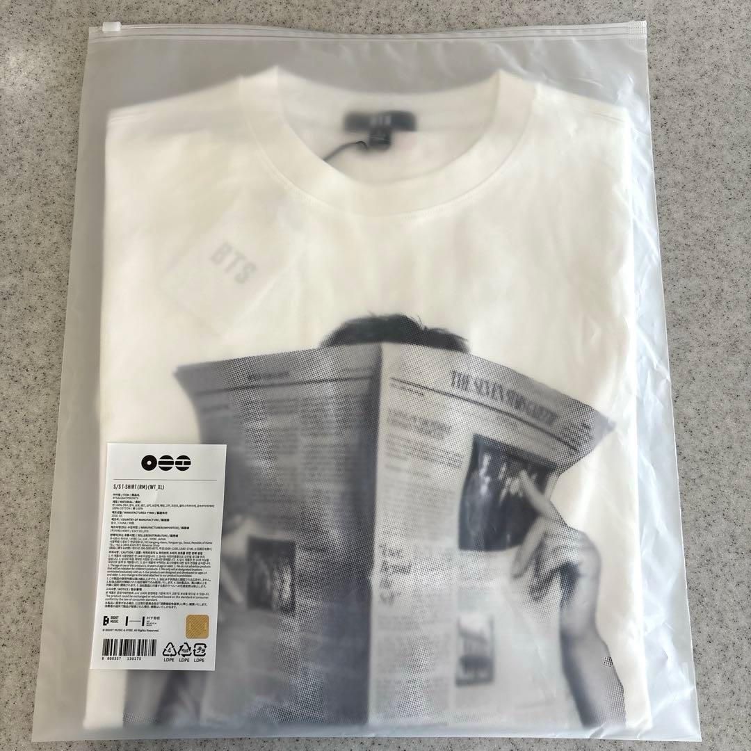 24時間以内発送　BTS ARIRANG Tシャツ RM ナムジュン XL