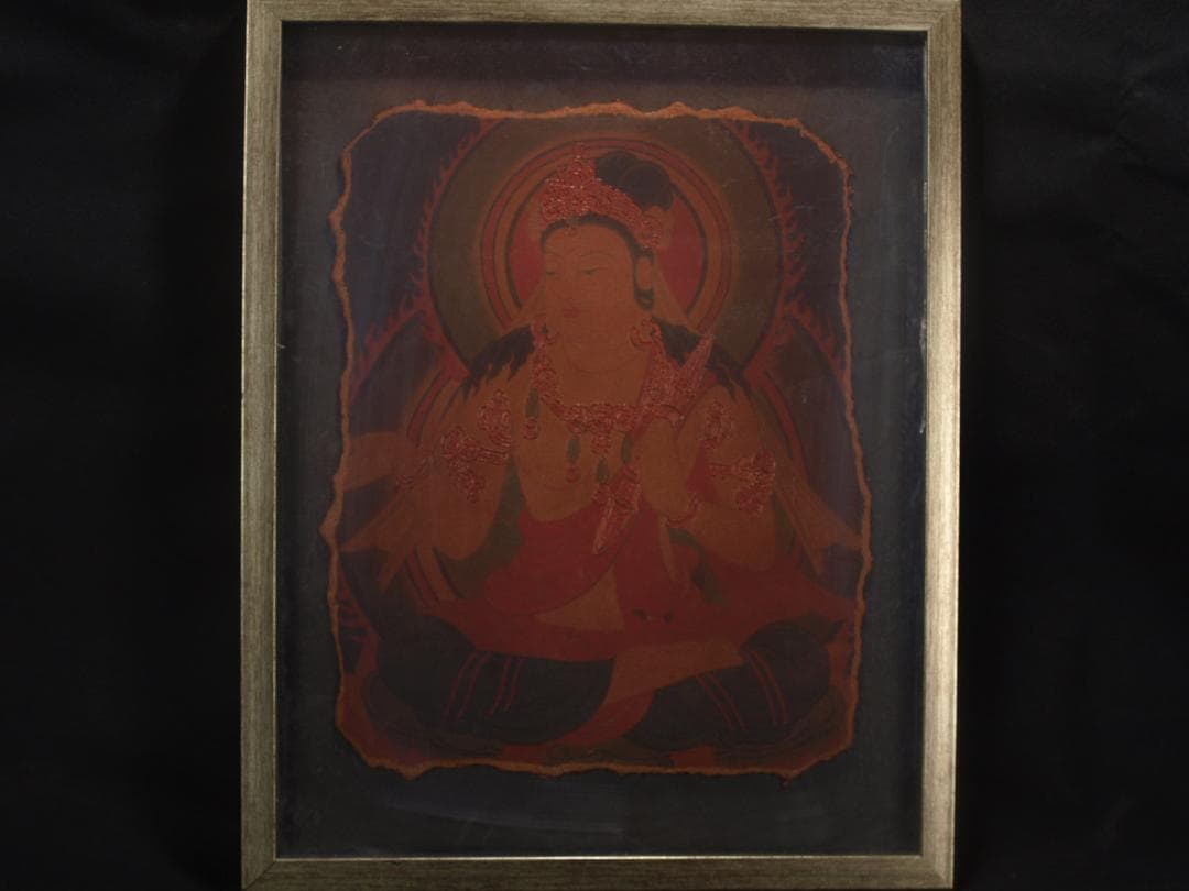 中国の壁画　戦時のもの　人物図　貴重品 AK1742A7-2