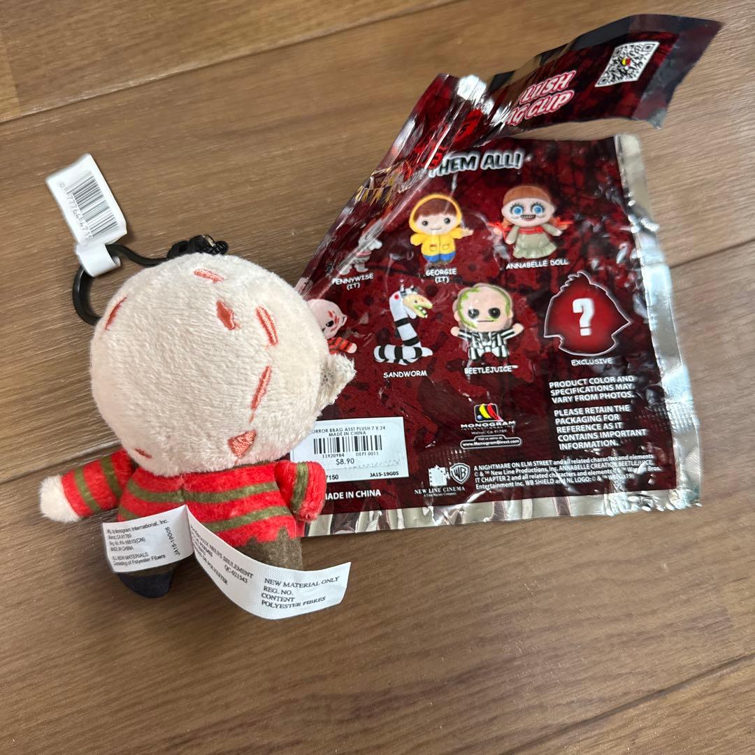HORROR PROPERTIES フレディ　ぬいぐるみ　キーホルダー