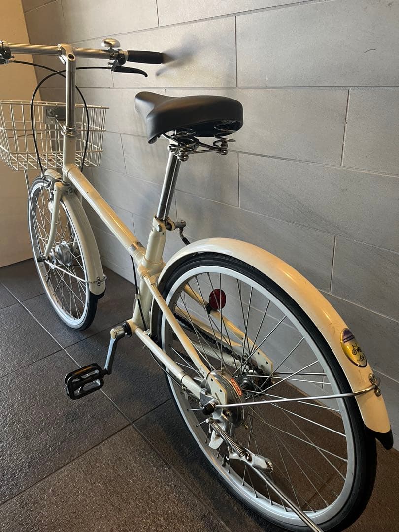 【東京近郊受渡し希望】22インチ自転車　オートライト シングルギア 前カゴ付き