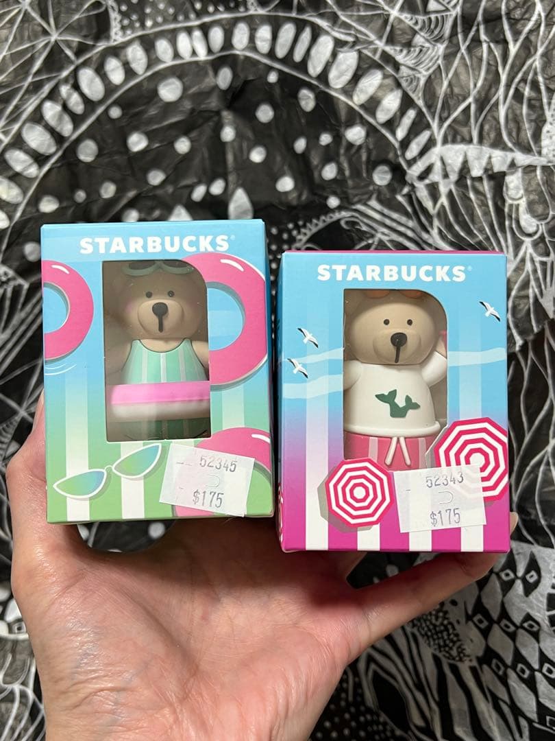 海外　メキシコ　スターバックス　ベアリスタ　カップクリップ　ふちこ　飾り
