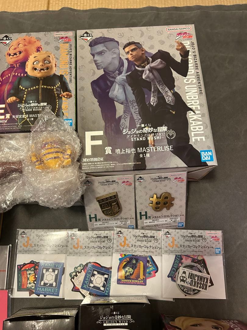 ジョジョの奇妙な冒険　B、E、F、G、I、J、K、L ジョジョ球　プライズ