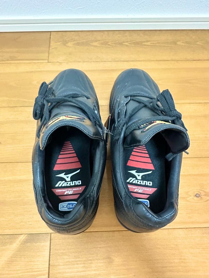 Mizuno ブラック スパイクシューズ 26cm 新品未使用