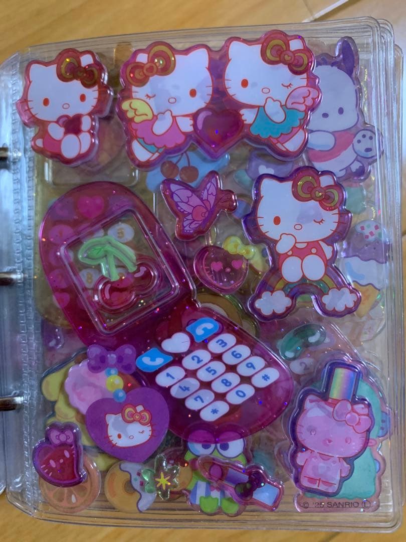 シール帳完成品　シール帳　完成品　シール　ボンボンドロップ　サンリオ