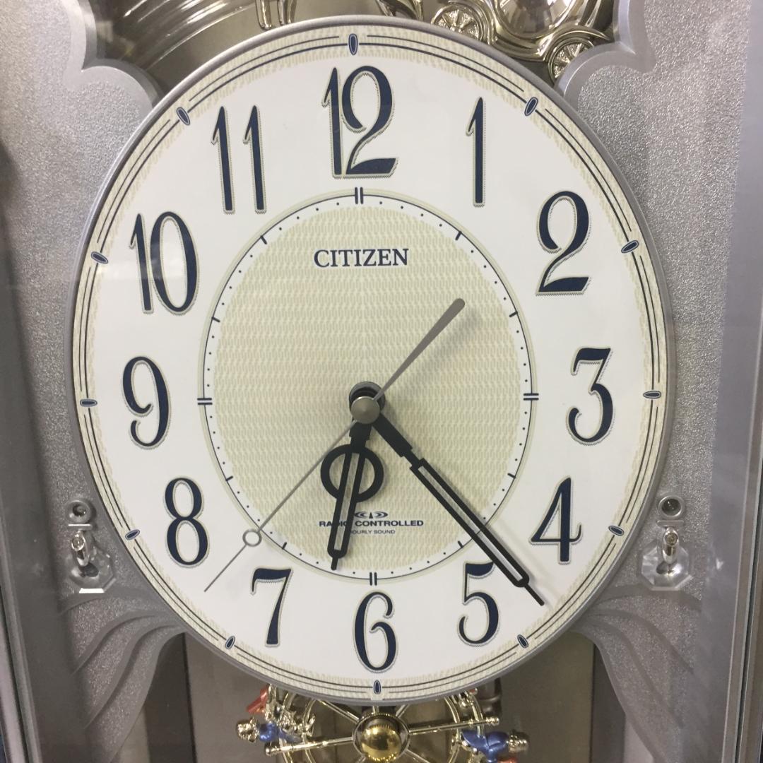 CITIZEN　電波時計　4MN462-0　パルミューズ462　壁掛け時計