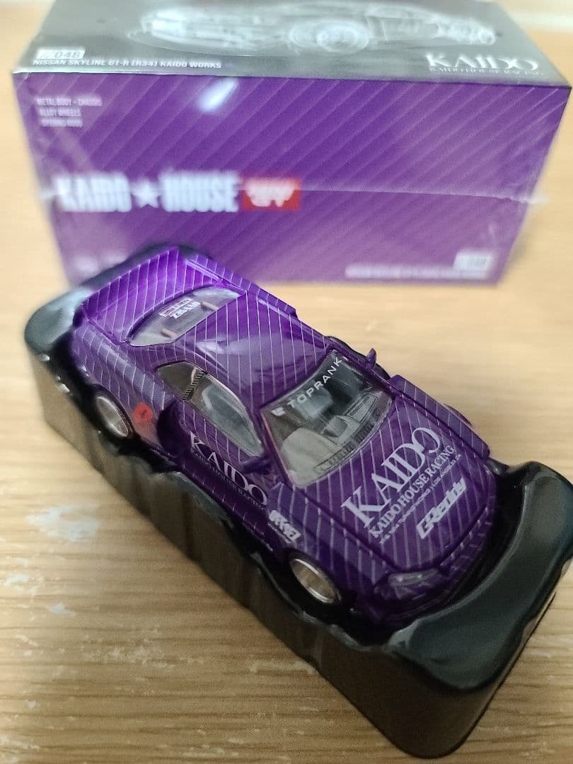 ミニカー KAIDO HOUSE Nissan Skyline GT-R (R34)
