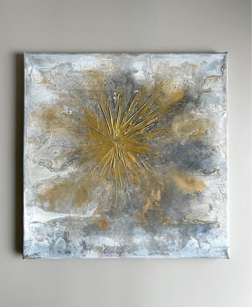 -Texture Art／30cm スクエア N.キャンバスボード b