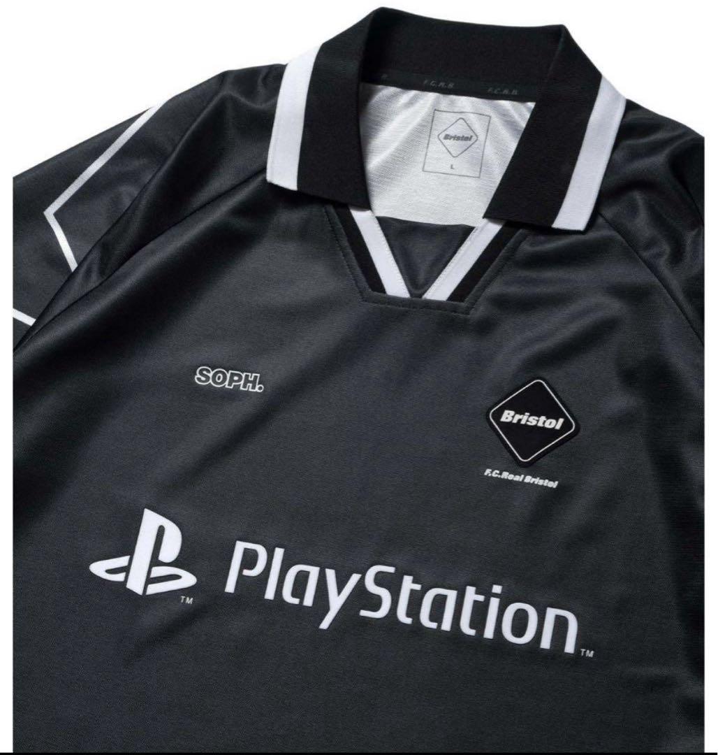 FCRB STAR SS GAME SHIRT S 黒 Playstation