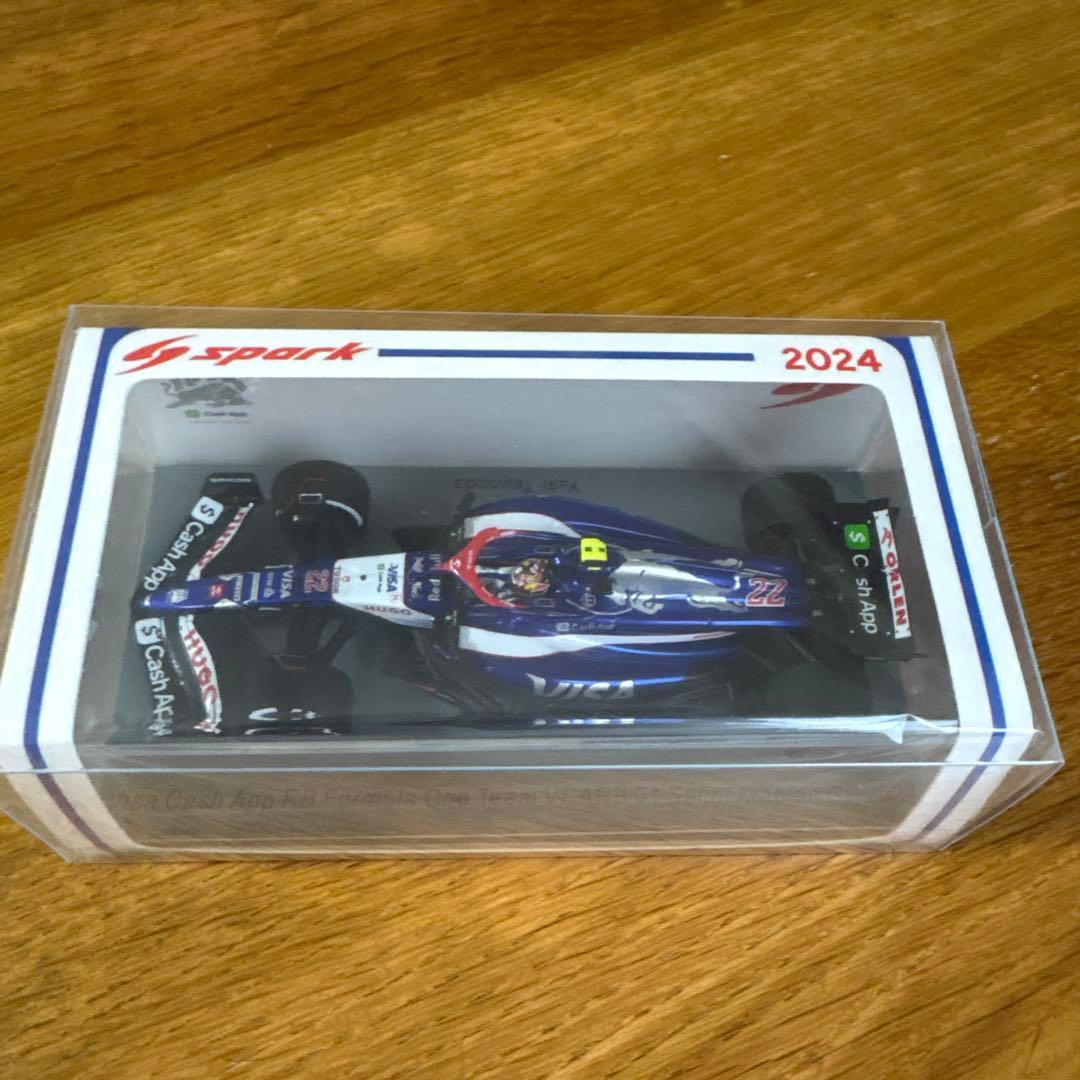 Spark 1/43 2024 vcarb01 角田裕毅　サウジアラビアGP
