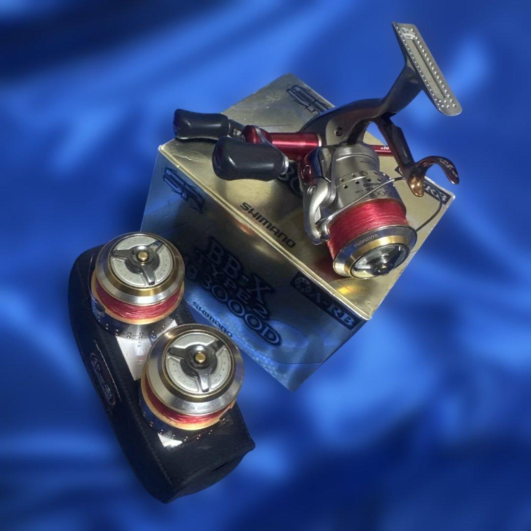 ‼️★SHIMANO BBX TYPE2Mg3000Dレバー付スピニングリール★‼️