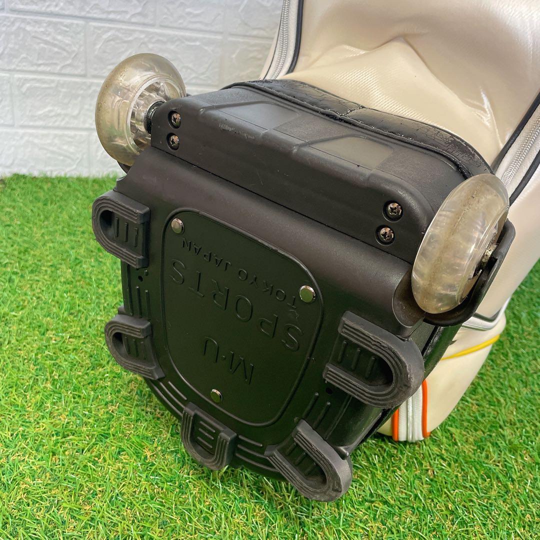 訳あり　特価　M.U SPORTS エムユースポーツ　ゴルフバッグ　中古品