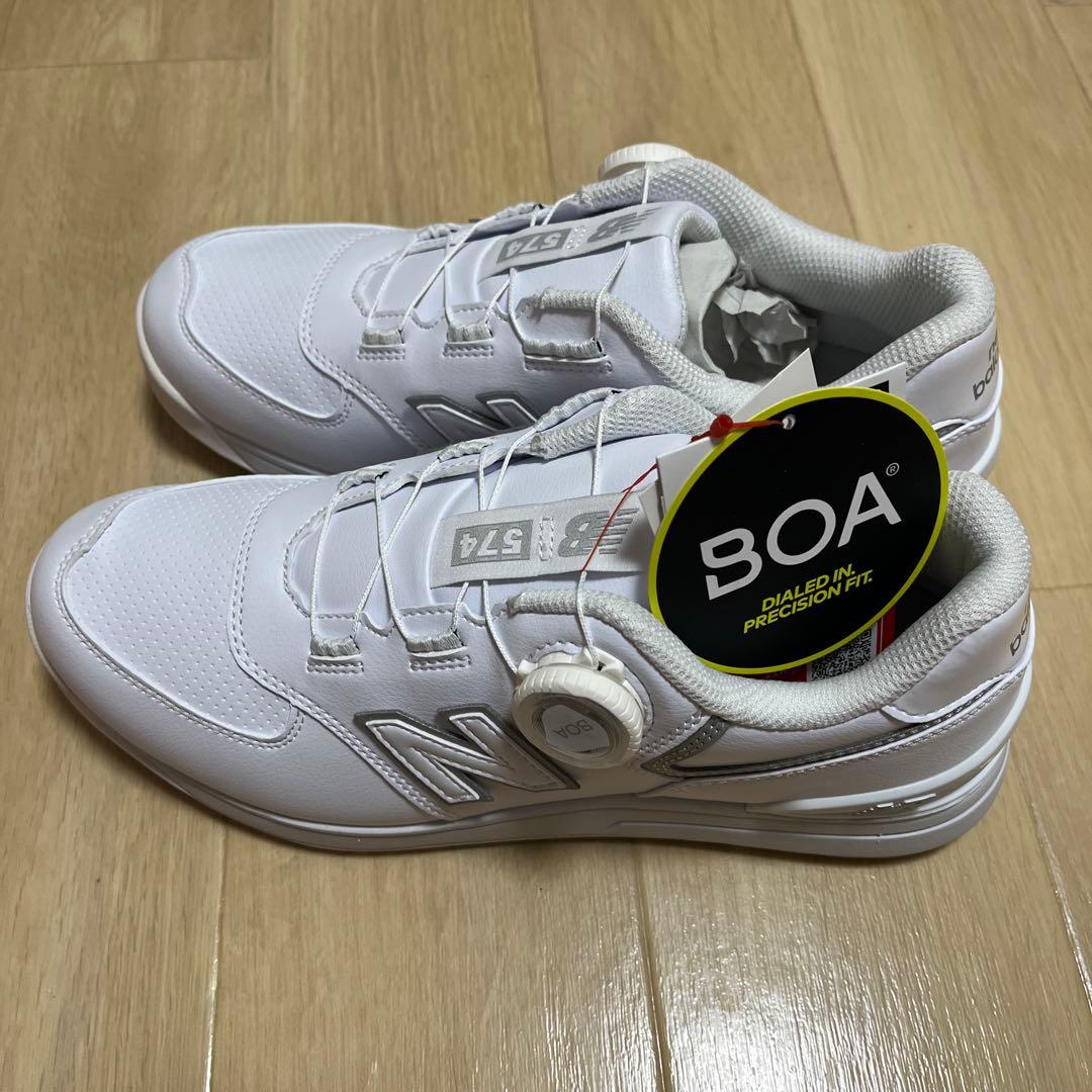 New Balance 574 BOA ゴルフシューズ ホワイト