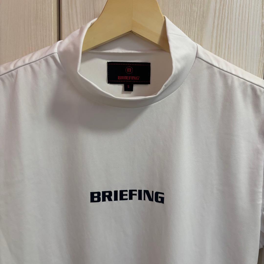 BRIEFING GOLF モックネックシャツ　メンズS