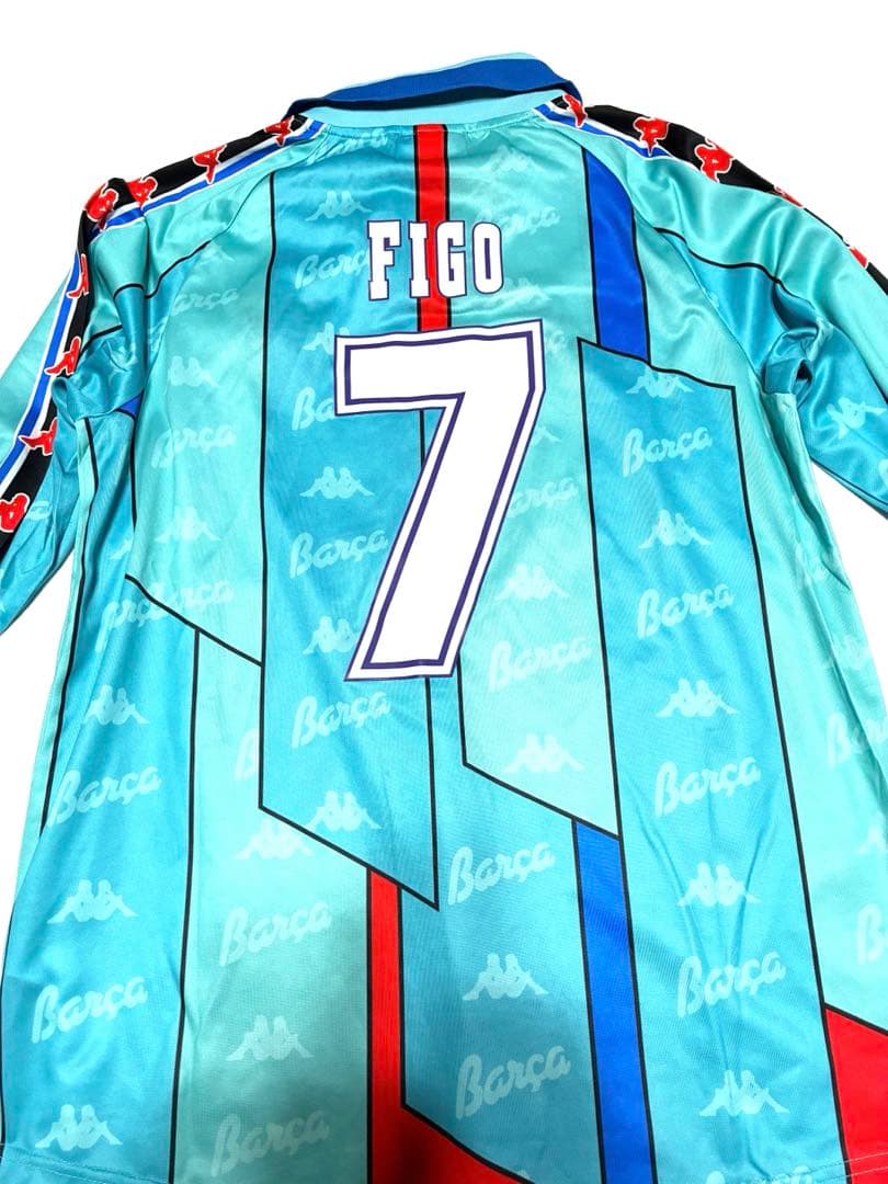 【激レア】FCバルセロナ 1996-97 アウェイ ユニフォーム フィーゴ #7