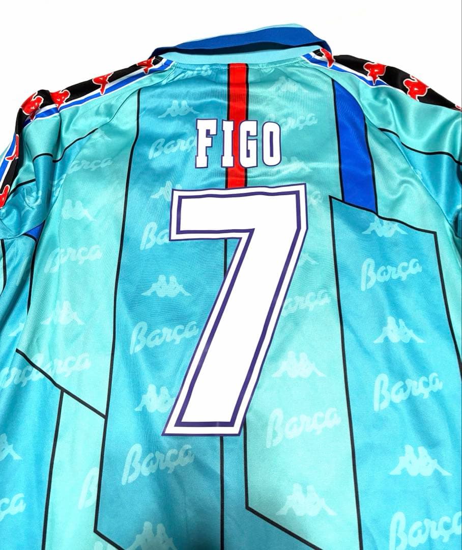 【激レア】FCバルセロナ 1996-97 アウェイ ユニフォーム フィーゴ #7