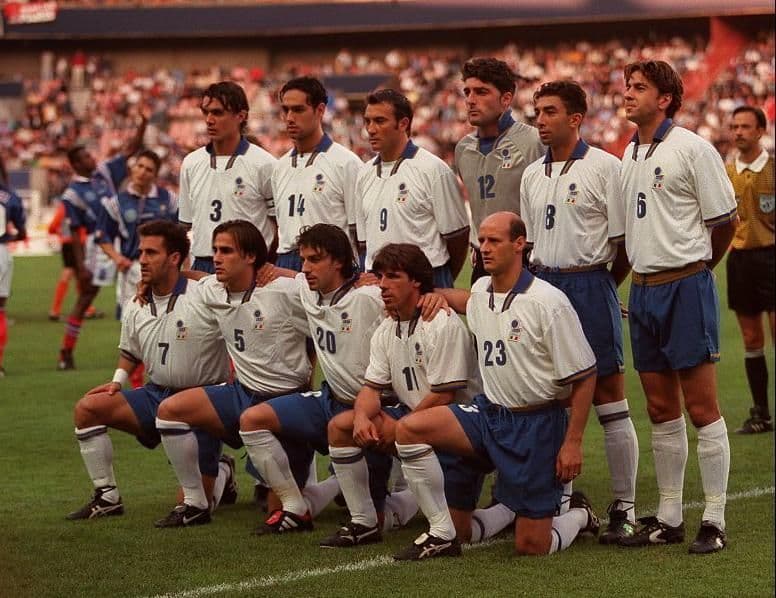 【激レア】イタリア代表　1996年アウェイユニフォーム　NIKE　英国製　L