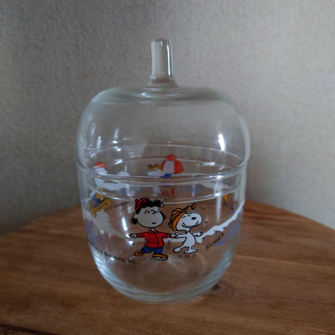 スヌーピー ガラス 器 レトロ アンティーク