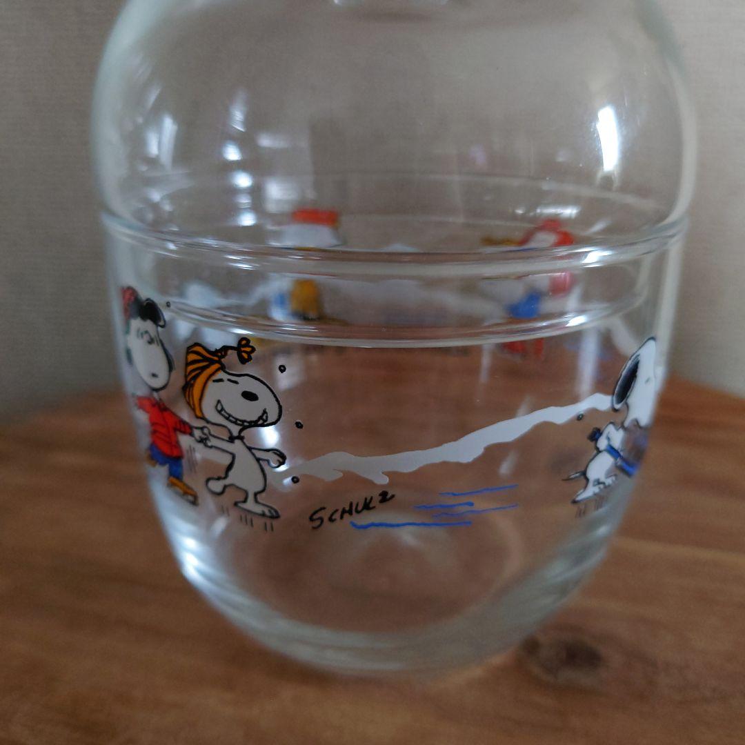 スヌーピー ガラス 器 レトロ アンティーク