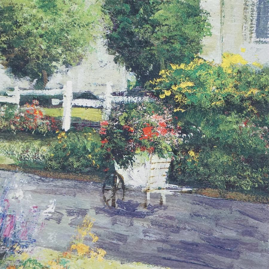 生田明『花咲く頃/プロヴァンス』21/250 ジクレー 風景画 額装 美術品