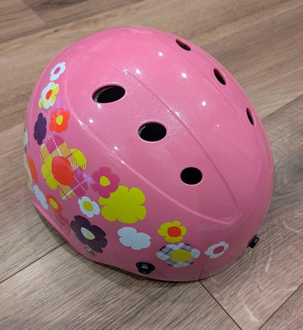 子ども自転車　ブリヂストン 16インチ ハッチ ピンク　ヘルメット付