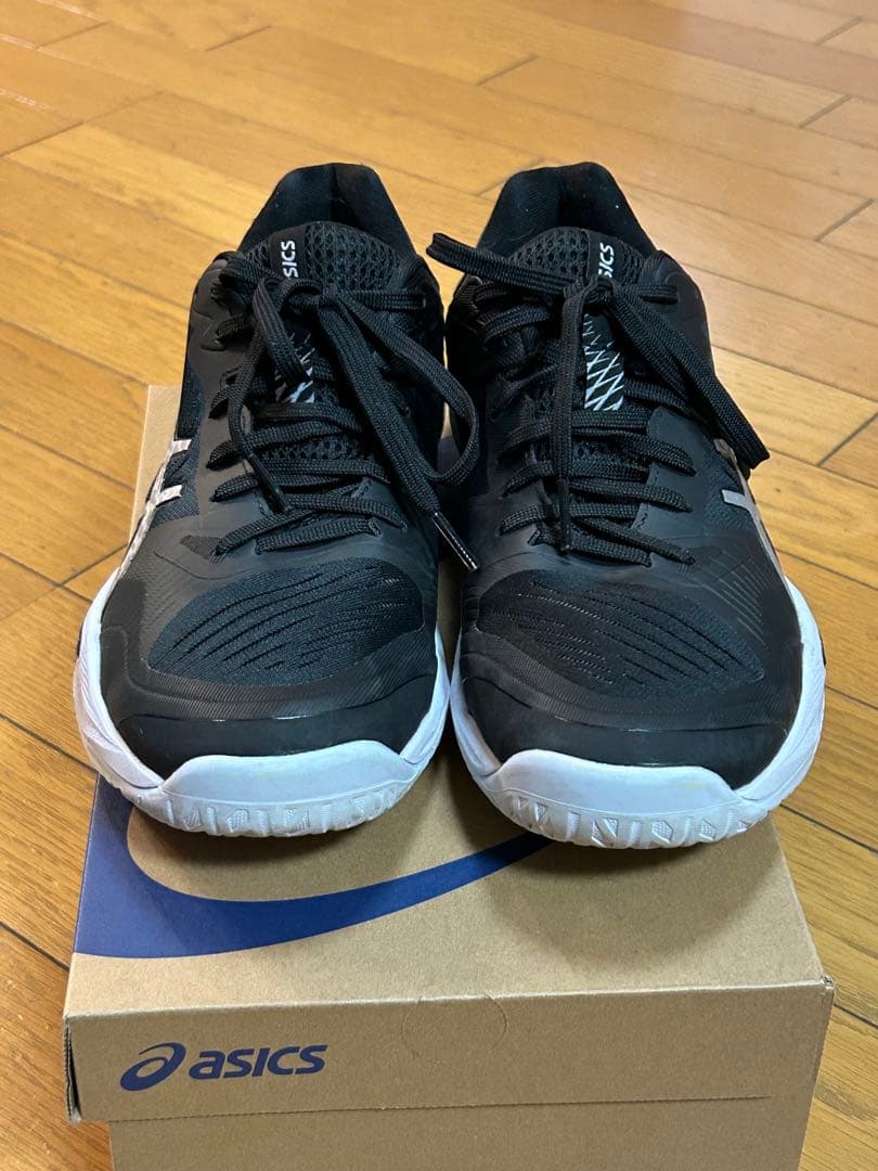 ASICS バレーボールシューズ ブラック/ホワイト 26.0cm