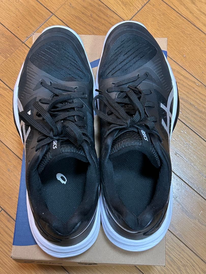ASICS バレーボールシューズ ブラック/ホワイト 26.0cm