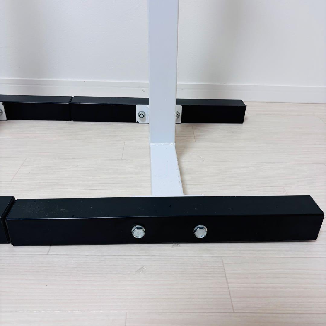 バーベルラック 高さ調整　H63〜83cm セーフティラック　スタンド　バーベル