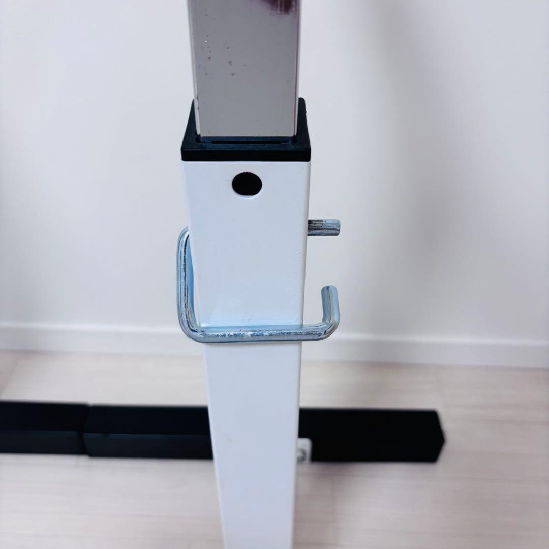 バーベルラック 高さ調整　H63〜83cm セーフティラック　スタンド　バーベル