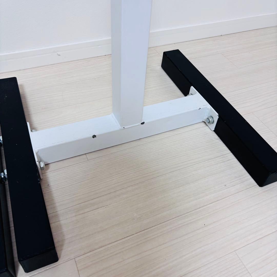 バーベルラック 高さ調整　H63〜83cm セーフティラック　スタンド　バーベル