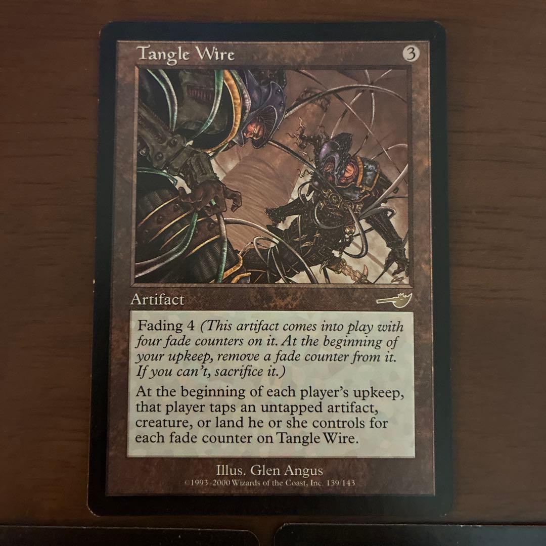 MTG からみつく鉄線 tangle wire ネメシス英語版　3枚
