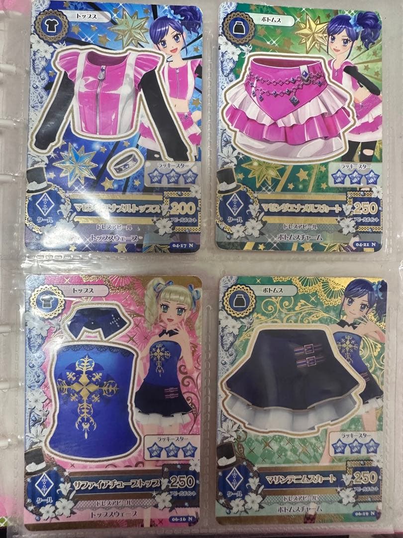 アイカツカード 106枚 内2枚プレミアム 着せ替えシール