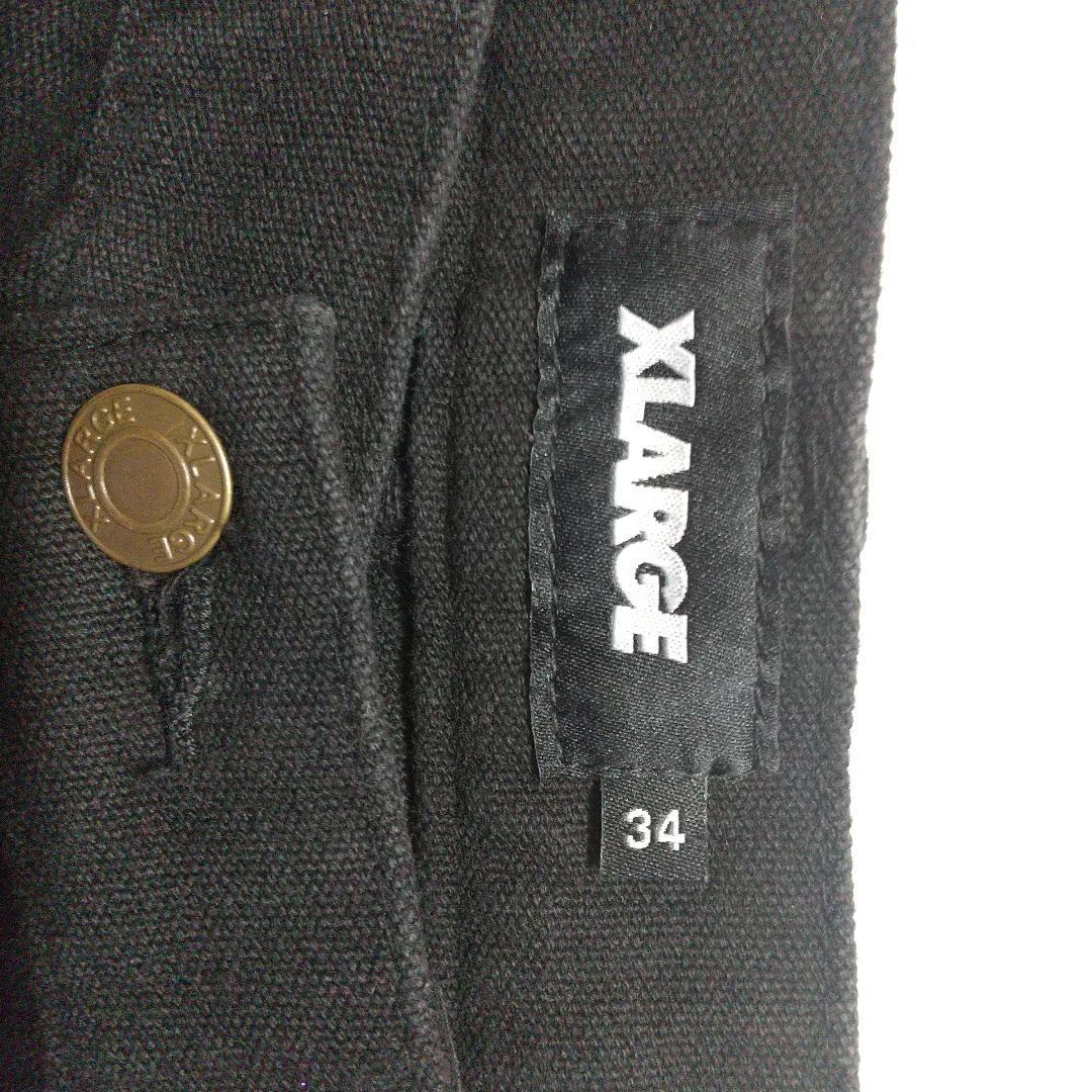 XLARGEブラックデニムパンツ